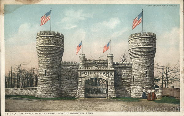 Entrance to Point Park Lookout Mountain Tennessee