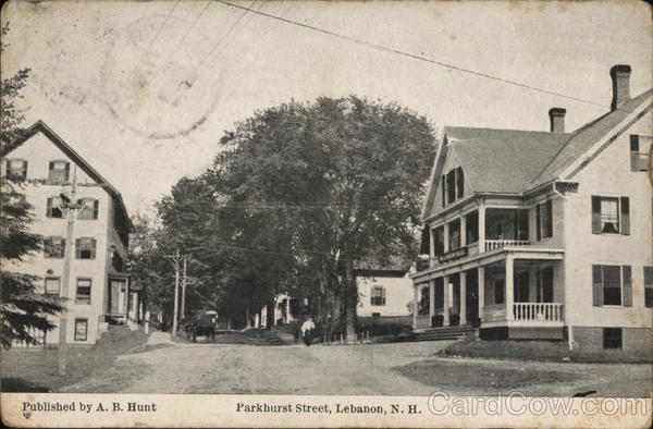 Parkhurst Street Lebanon New Hampshire