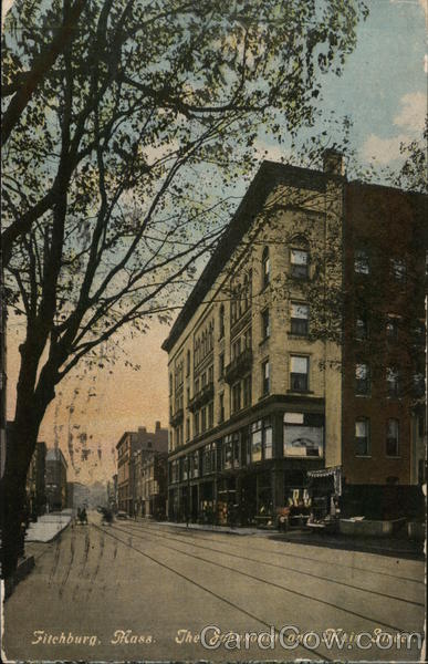 The Johnsonia and Main Street Fitchburg Massachusetts