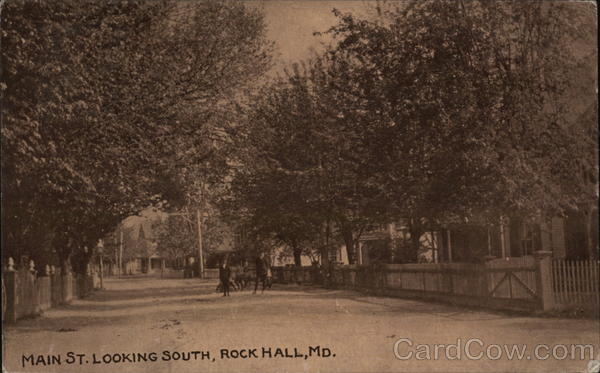 Main St. Looking South Rock Hall Maryland