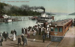 Dock Scene Postcard