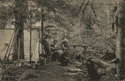 Prospectors Tent, Poplar, NC British Columbia Canada Postcard Postcard Postcard