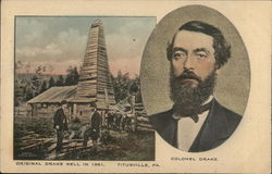 Original Drake Oil Well Postcard