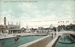 Lagoon at Wonderland Park Postcard
