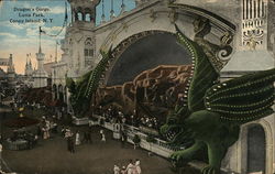 Dragon's Gorge, Luna Park Postcard