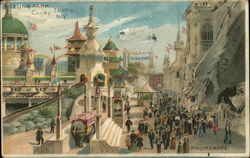 Luna Park Promenade Postcard