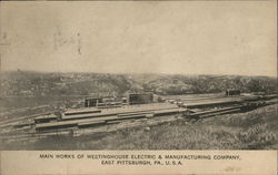 Westinghouse Electric East Pittsburgh, PA Postcard Postcard 