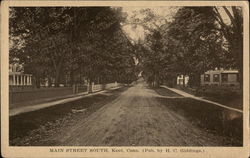 Main Street South Kent, CT Postcard Postcard Postcard