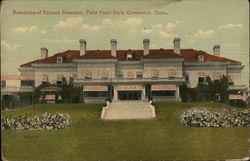 Residence of Edward Shearson, Field Point Park Postcard