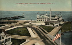 The Casino and Fishing Pier Asbury Park, NJ Postcard Postcard Postcard