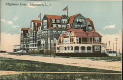 Edgemere Hotel New York Postcard Postcard Postcard