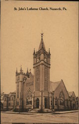 St. John's Lutheran Church Nazareth, PA Postcard Postcard Postcard