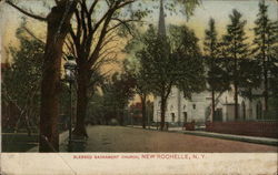 Blessed Sacrament Church New Rochelle, NY Postcard Postcard Postcard