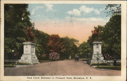 Park Circle Entrance to Prospect Park Park Circle Entrance to Prospect Park