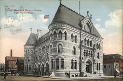 Post Office and Customs House Fall River, MA Postcard Postcard Postcard