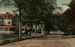 Paulison Avenue from Passale Avenue Postcard