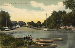 View at Rocky River Postcard