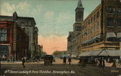 19th Street Looking N from Third Ave. Postcard