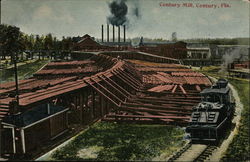 Century Mill, Century, Fla. Florida Postcard Postcard Postcard