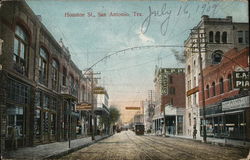 Houston Street San Antonio, TX Postcard Postcard Postcard