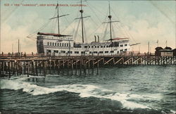 The "Cabrillo" Ship Hotel Venice, CA Postcard Postcard Postcard