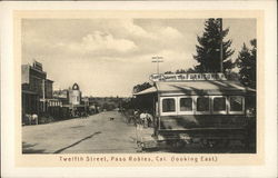 12th Street Looking East Postcard