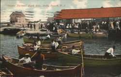 "Ottens Harbor," Burk Ave, Holly Beach Postcard