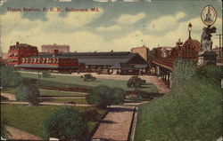 Union Station, P.R.R. Baltimore, MD Postcard Postcard Postcard