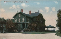 Ex-Governor Long Home Postcard