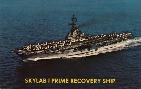 Skylab I Prime Recovery Ship Boats, Ships
