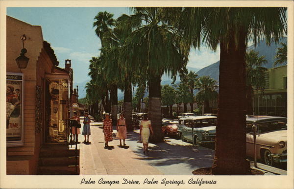 Palm Canyon Drive Palm Springs California