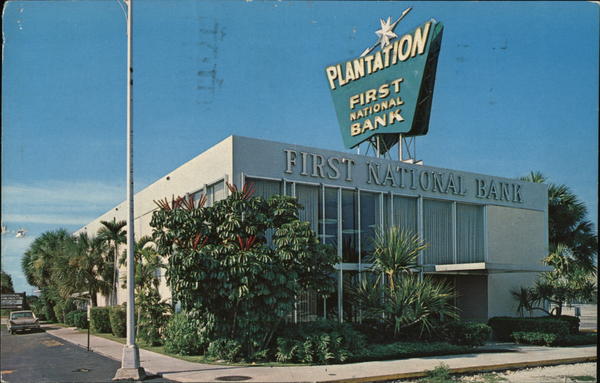 Plantation First National Bank Fort Lauderdale Florida