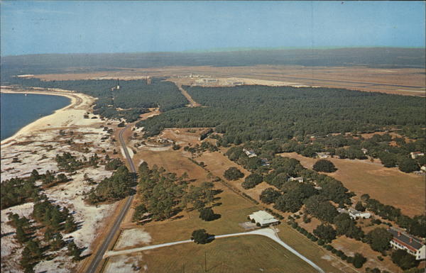 Aerial View of Fort Barrancas and Fort San Carloson the Naval Air Station Pensacola Florida