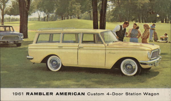 1961 Rambler American Custom 4-Door Station Wagon Cars