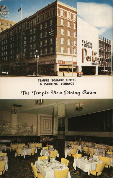 Temple Square Hotel and Parking Terrace Salt Lake City Utah