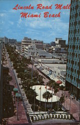 Lincoln Road Mall Miami Beach, FL Postcard Postcard Postcard