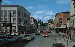 Downtown at Fourth and Sherman Coeur D'Alene, ID Postcard Postcard Postcard