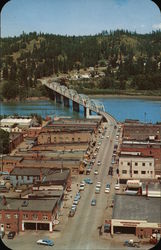 Main Street Bonners Ferry, ID Postcard Postcard Postcard