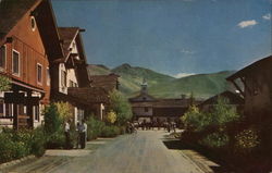 "Main Street" at the Challenger Inn Sun Valley, ID Postcard Postcard Postcard