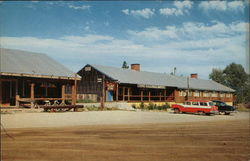 Village Store & Motel, Payette Lakes Postcard