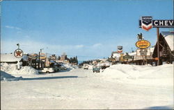 Main Street West Yellowstone, MT Postcard Postcard Postcard