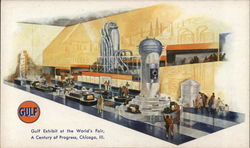 Gulf Exhibit at The World's Fair Chicago, IL 1933 Chicago World Fair Postcard Postcard Postcard