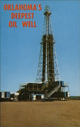 Oklahoma's Deepest Oil Well Postcard