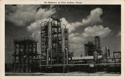 Oil Refinery Port Arthur, TX Postcard Postcard Postcard