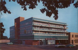 Nature's Forest Frame, Colorful Petroleum Building Longview, TX Postcard Postcard Postcard