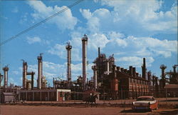 Frontier Oil Refinery Cheyenne, WY Postcard Postcard Postcard