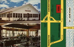 York's Dining Room Postcard