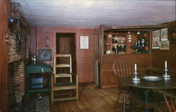 Bar Room, Hall Tavern Postcard