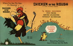 Chicken in the Rough Front Royal, VA Postcard Postcard Postcard