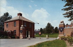 Main Entrance to Facility Information and Security HEadquarters Postcard